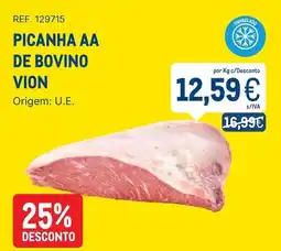 Makro Picanha aa de bovino vion promoção