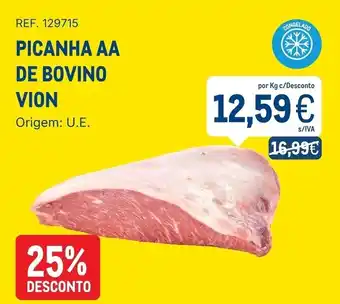 Picanha aa de bovino vion