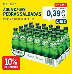 Makro Água c/gás pedras salgadas promoção