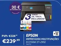 Radio Popular epson impressora multifunções ecotank et-2950 promoção