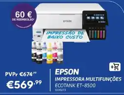 Radio Popular epson impressora multifunções ecotank et-8500 promoção