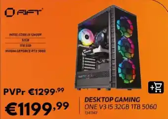 Rift desktop gaming one v3 i5 32gb 1tb 5060
