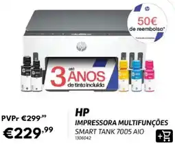 Radio Popular hp impressora multifunções smart tank 7005 aio promoção