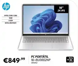 Radio Popular hp pc portátil 16-bu0002np promoção