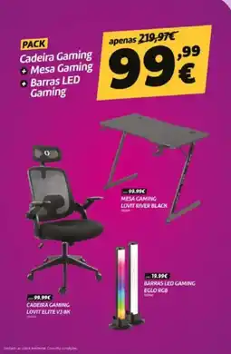 Radio Popular Cadeira gaming lovit elite v3 bk promoção