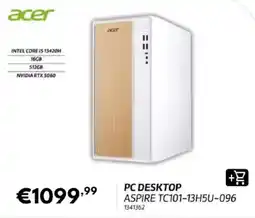Radio Popular Acer pc desktop aspire tc101-13h5u-096 promoção