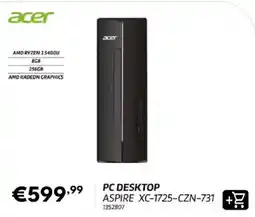 Radio Popular Acer pc desktop aspire xc-1725-czn-731 promoção