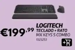Radio Popular logitech teclado + rato mx keys s combo promoção