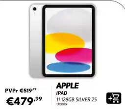 Radio Popular apple ipad 11 128gb silver 25 promoção
