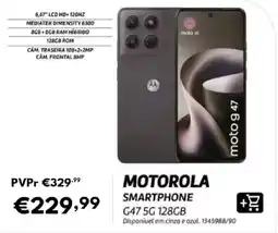 Radio Popular motorola smartphone g47 5g 128gb promoção