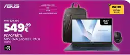Radio Popular asus pc portátil m1502naq-r51bdl pack promoção