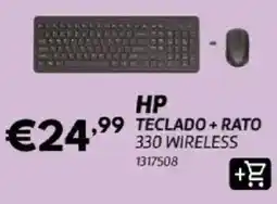 Radio Popular hp teclado + rato 330 wireless promoção