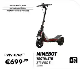 Radio Popular ninebot trotinete zt3 pro e promoção