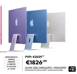 Radio Popular 24 M4 256G MWUU3PO/MWV43PO promoção
