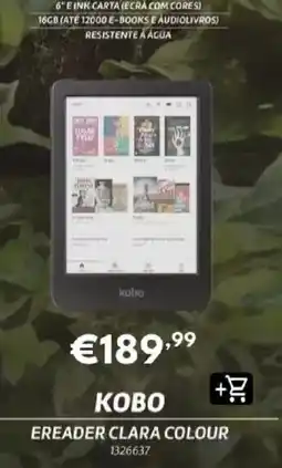 Radio Popular kobo ereader clara colour promoção