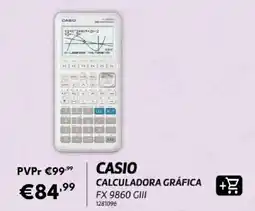 Radio Popular Casio calculadora gráfica fx 9860 giii promoção