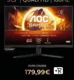 Radio Popular Aoc gaming promoção