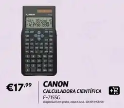 Radio Popular Canon calculadora científica F-715SG promoção