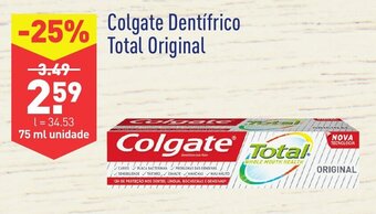 ALDI Colgate Dentífrico Total Original 75ml promoção