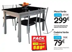 Hiper Centro do Móvel Mesa Verão promoção