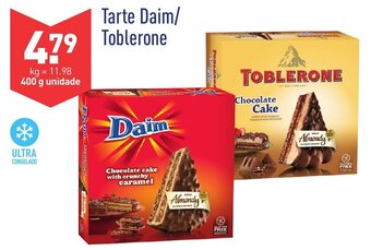 ALDI Tarte Daim/Toblerone 400g promoção