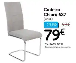 Hiper Centro do Móvel Cadeira Chiara 637 promoção