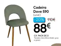 Hiper Centro do Móvel Cadeira dove 590 promoção