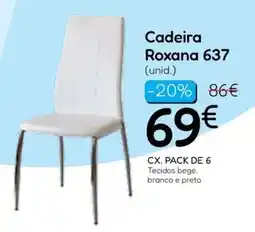 Hiper Centro do Móvel Cadeira Roxana 637 promoção