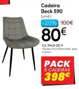 Hiper Centro do Móvel Cadeira beck 590 promoção