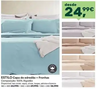 Estilo Capa de edredão + Fronhas