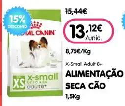 Petoutlet Royal Canin x-small adult 8+ promoção