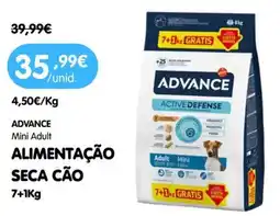 Petoutlet advance mini adult alimentação seca cão promoção