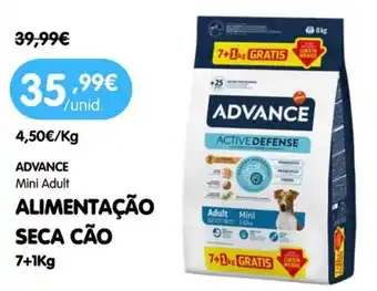 Advance mini adult alimentação seca cão