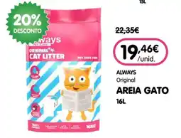 Petoutlet always original areia gato promoção