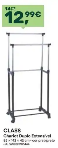 Moviflor Class chariot duplo extensível promoção