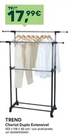 Moviflor Trend chariot duplo extensível promoção