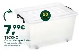 Moviflor Teckno caixa c/tampa+rodas promoção