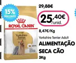 Petoutlet royal canin yorkshire terrier adult promoção
