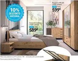 Hiper Centro do Móvel Cama elevatória la26 lamelo promoção