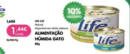Petoutlet Life Cat Natural Disponível em várias sabores promoção