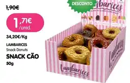 Petoutlet Lambarices snack donuts promoção