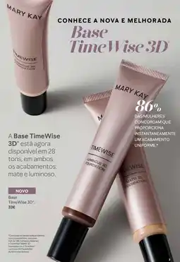 Mary Kay Base TimeWise 3D promoção