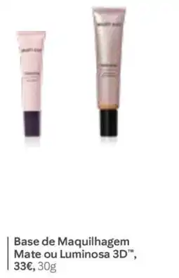 Mary Kay Base de Maquilhagem Mate ou Luminosa 3D promoção