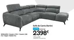 Hiper Centro do Móvel Sofá de Canto Bartini promoção