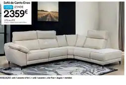 Hiper Centro do Móvel Sofá de canto enzo promoção