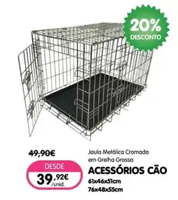Petoutlet Jaula Metálica Cromada promoção