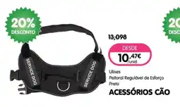 Petoutlet Ulises Peitoral Regulável de Esforço Preto promoção