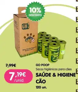 Petoutlet go poop sacos higiênicos para cães promoção