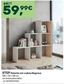 Moviflor Step estante em cubos/degraus promoção