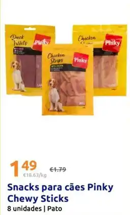 Action Pinky - snacks para cães chewy sticks promoção